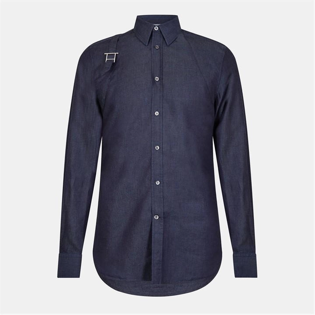 Alexander McQueen Alex Denim Shirt - Blue